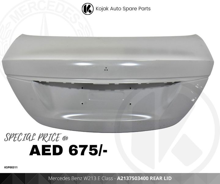Rear Trunk Lid Mercedes Benz E-Class W213