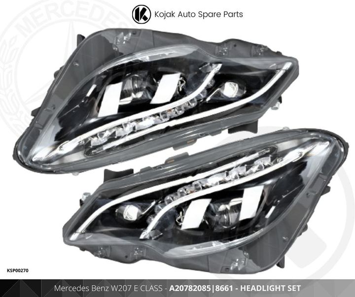 Headlight Set Mercedes Benz E-Class W207 Facelift