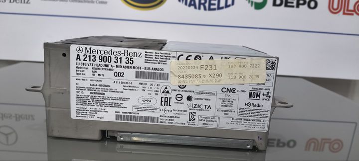 Mercedes-Benz NTG6 Entry MBUX Headunit A 213 900 31 35