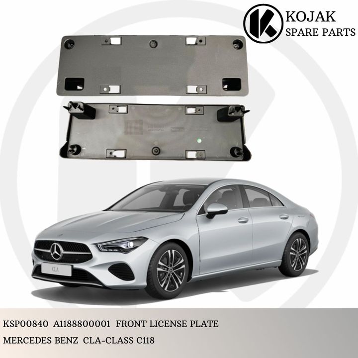 Front License Plate Holder Mercedes-Benz CLA-Class C118