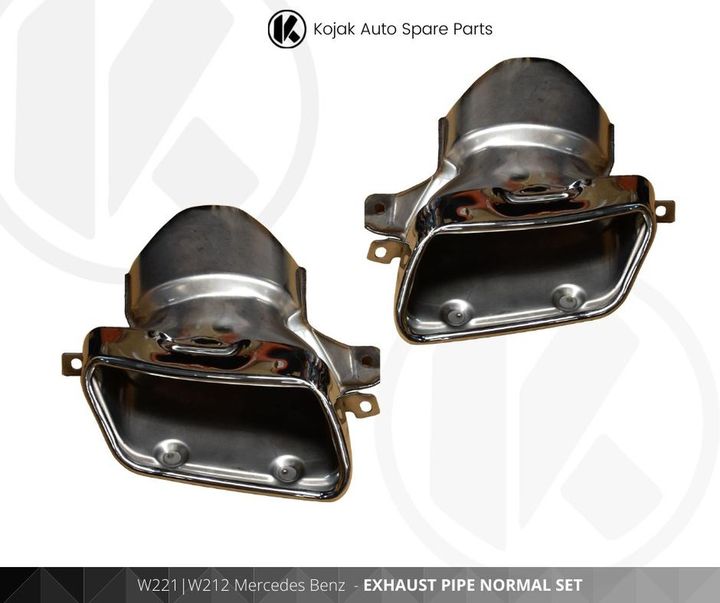 Exhaust Pipe Tips Set Mercedes-Benz W221 W212