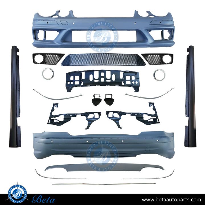 Mercedes E-Class W211 (2006-2009), Body Kit Upgrade to AMG E63 with PDC with Washer, Taiwan, 2118851A38