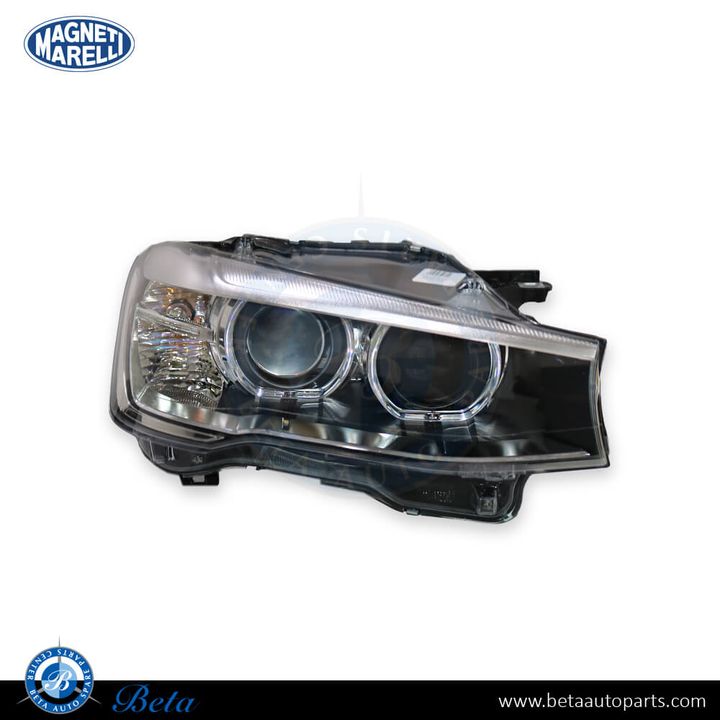 BMW X3 / X4 F25 LCI / F26  (2014-2018), Headlamp Adaptive Xenon (Right), Magneti Marelli, 63117401138