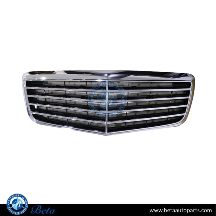 Mercedes E-Class W211 (2006-2009), Radiator Grille Black, China, 2118801783