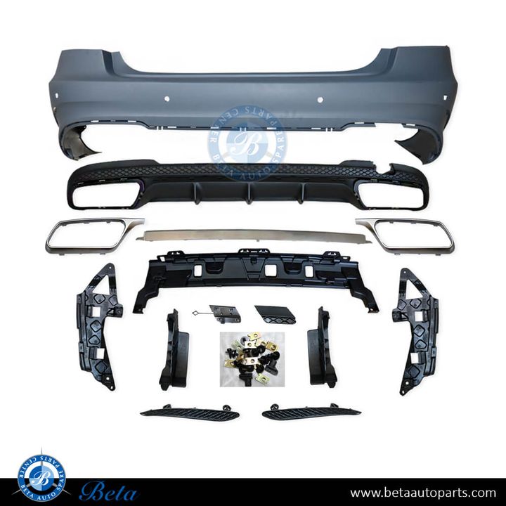 Mercedes E-Class W212 (2014-2016), Rear Bumper with PDC E63, Taiwan