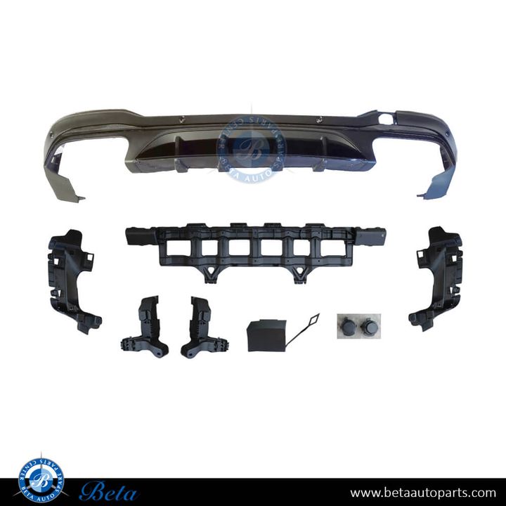 Mercedes GLC-Class W253 (2020-2022), Rear Diffuser AMG GLC63 for Normal AMG, China, 2538852107
