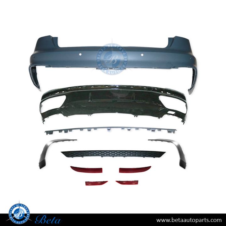 Audi A4 S-Line (2020-2024), Rear Bumper with PDC with Park Assist, China, 8W5807067L
