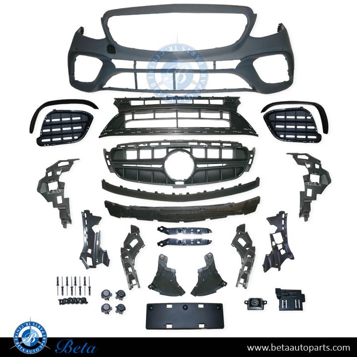 Mercedes E-Class W213 (2017-2020), Front Bumper AMG E63 Look with Radiator Grille, China