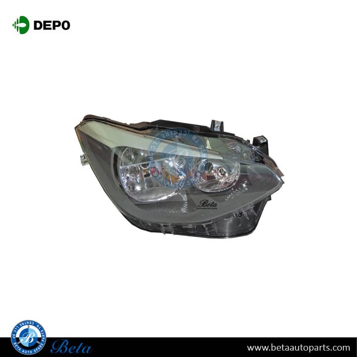 BMW 1 Series F20 / F21 (2012-2014), Headlamp Normal (Right), Depo, 7229672