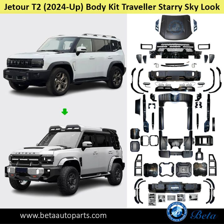 Jetour T2 (2024-Up), Body Kit Traveller Starry Sky Look, China