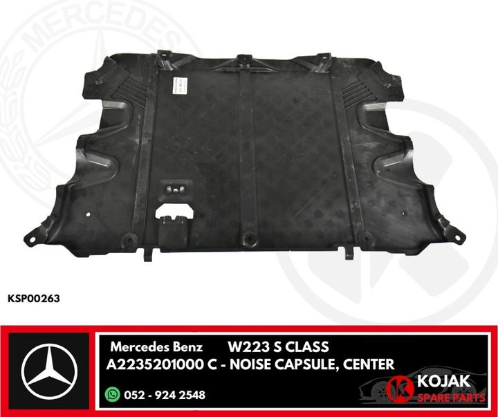 Mercedes Benz W223 S-Class Center Noise Capsule Underbody Shield