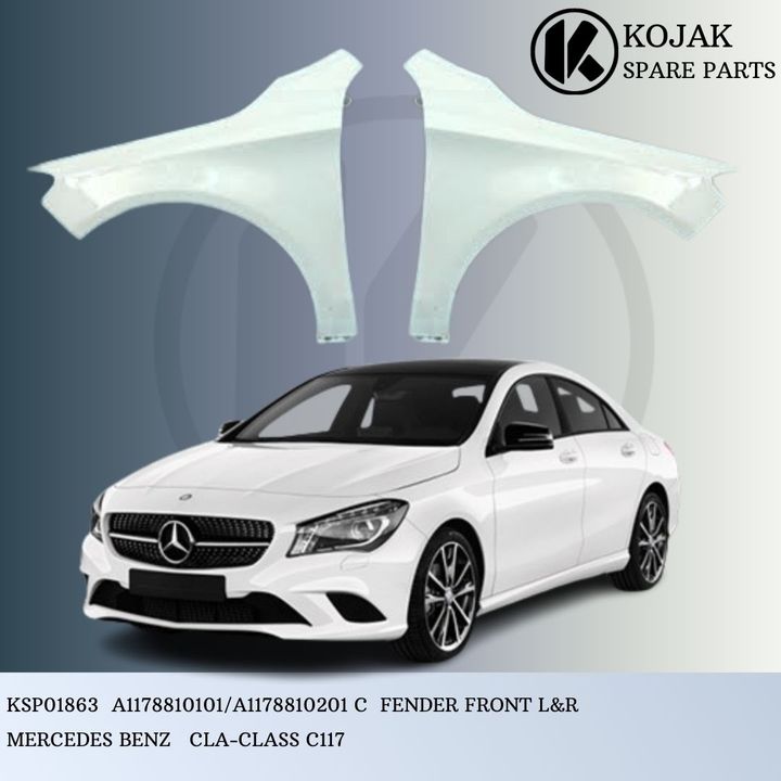 Front Fenders Left & Right Mercedes-Benz CLA-Class C117