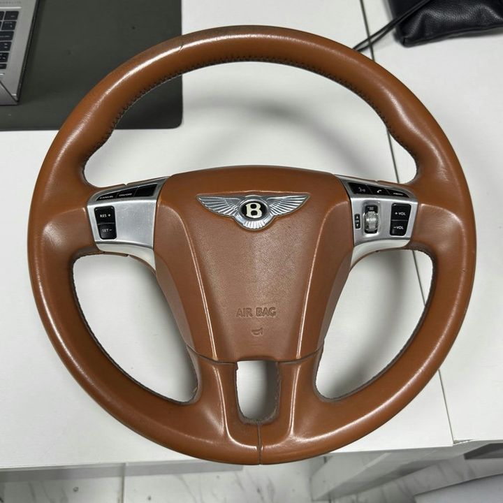 Bentley Continental GT / Flying Spur Steering Wheel Brown
