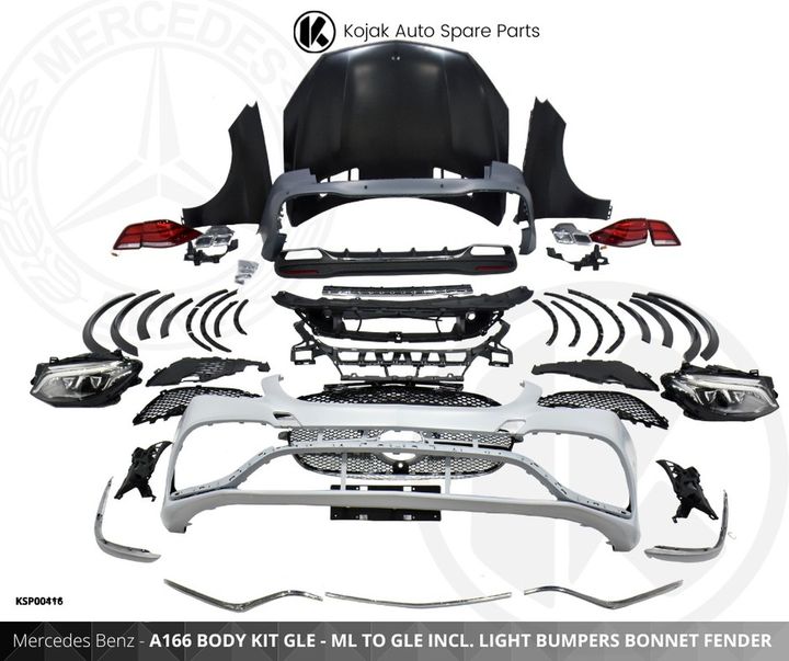 Mercedes-Benz A166 Body Kit (ML to GLE Conversion)