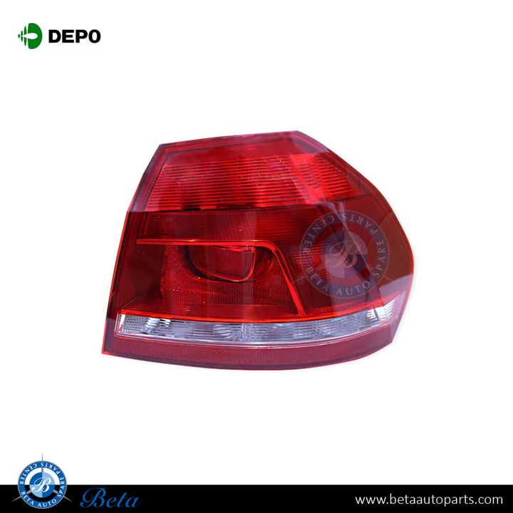 Volkswagen Passat (2011-2014), Tail Lamp LED - USA Type (Right), Depo, 561945096C / 561945096H