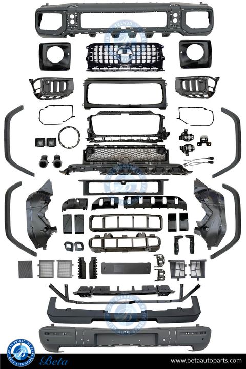 Mercedes G-Class W463 (2018-Up), Body Kit Upgrade to 2025 W465 AMG G63 Look, China