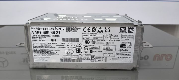 Mercedes-Benz A 167 900 66 31 MBUX Headunit A-High CHN