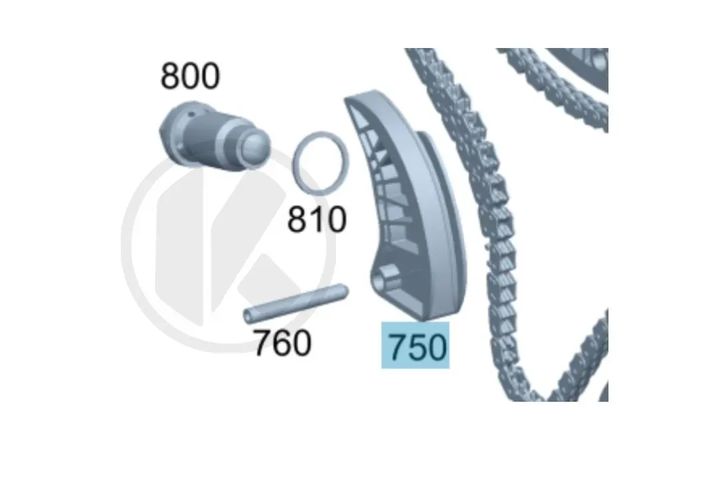 CHAIN TENSIONING RAIL