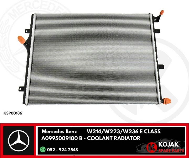 Coolant Radiator Mercedes Benz E-Class (W214/W223/W236)