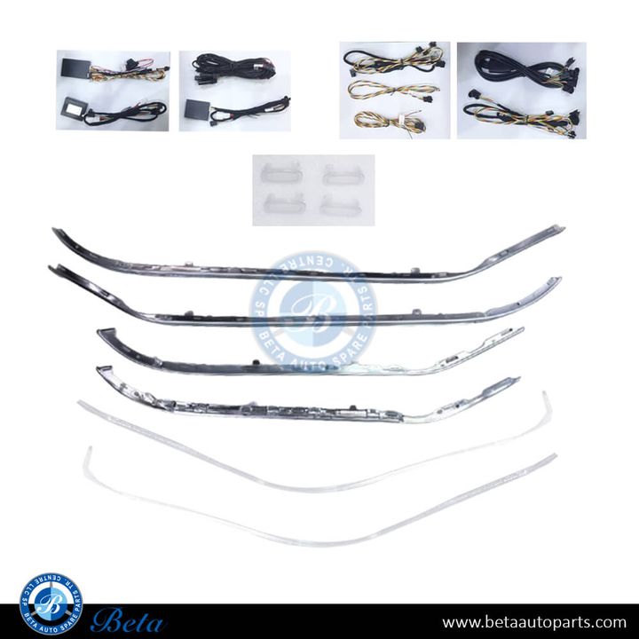 Mercedes C-Class / GLC-Class W205 / W253 (2015-2018), Ambient Light Strip Kit Upgrade to 64 Colors, China, 2059061L64