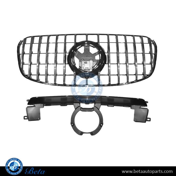 Mercedes GLS-Class X167 (2024-Up), Radiator Grille GT Look, China, 1678884A23