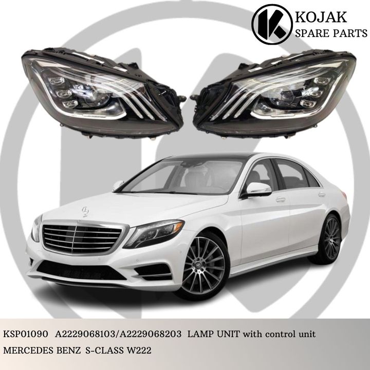 Headlight Left Mercedes-Benz S-Class W222 LED with control unit