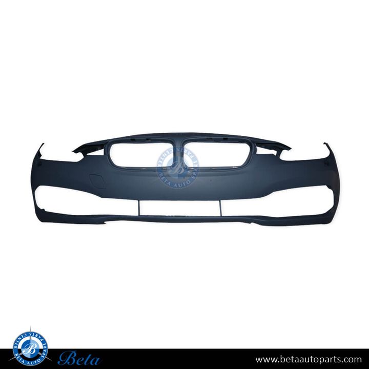 BMW 3 Series F30 LCI (2016-2018), Front Bumper without PDC with Washer (Luxury Line), Taiwan, 51117445115