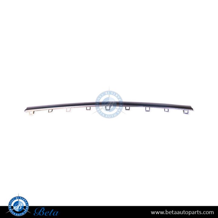 Mercedes GLE-Class W167 / C167 (2019-2023), Front Bumper Upper Moulding AMG GLE63 - Silver (Center), China, 1678851604