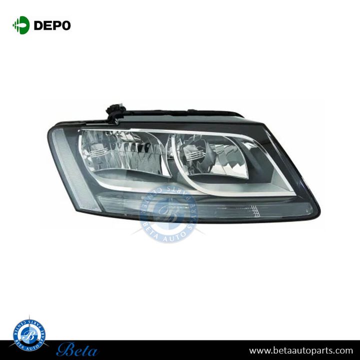 Audi Q5 (2009-2012), Headlamp Normal (Right), Depo, 8R0941030