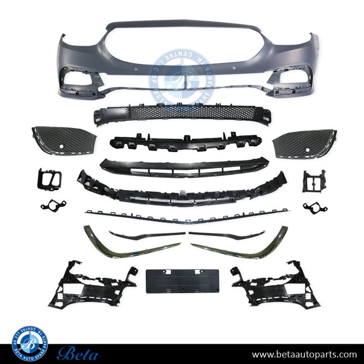 Mercedes E-Class W213 (2021-2023), Front Bumper with PDC with Park Assist, China, 2138851203