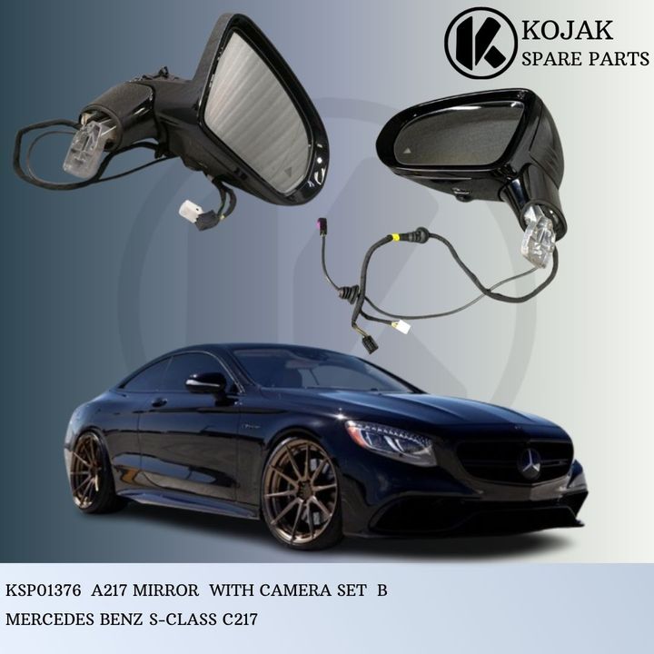 Set of Side Mirrors with Camera for Mercedes-Benz S-Class C217