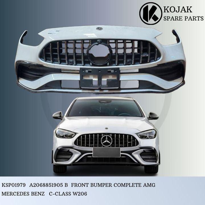 Front Bumper Complete AMG for Mercedes-Benz C-Class W206
