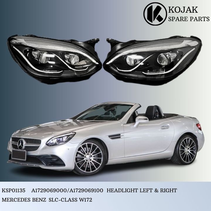 Headlight Left & Right Mercedes-Benz SLC-Class W172