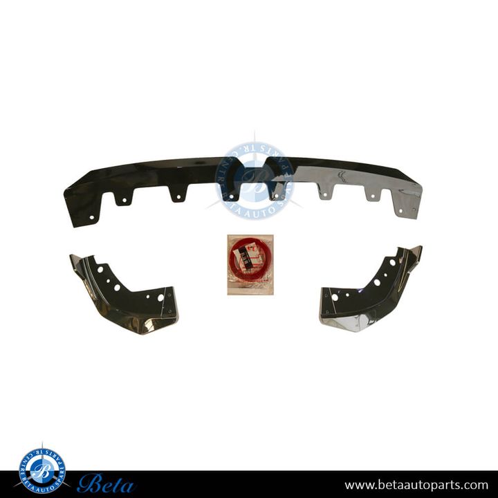 BMW 3 Series G20 LCI (2023-Up), Front Bumper Lower Spoiler M-Performance Look (Gloss Black), China, 51195A4B368 / 51195A4B369