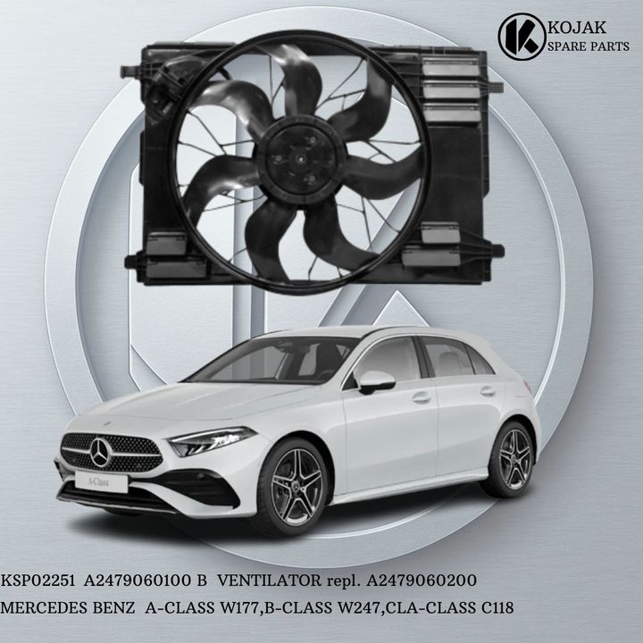 Radiator Cooling Fan Assembly Mercedes-Benz A-Class W177