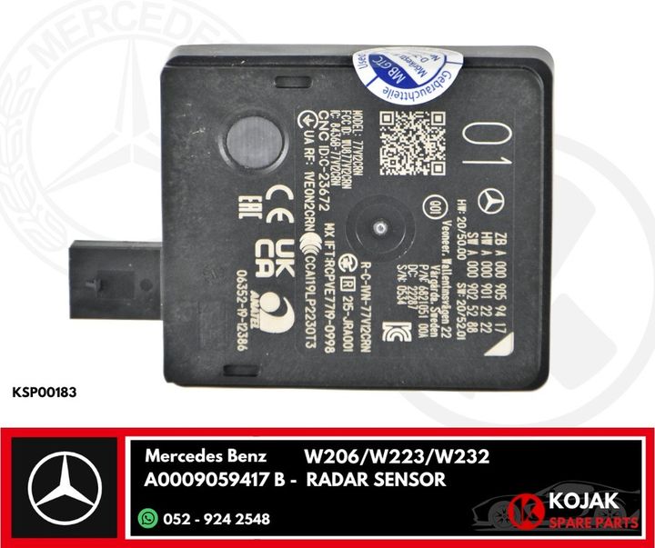 Mercedes-Benz Radar Sensor W206 W223 W232