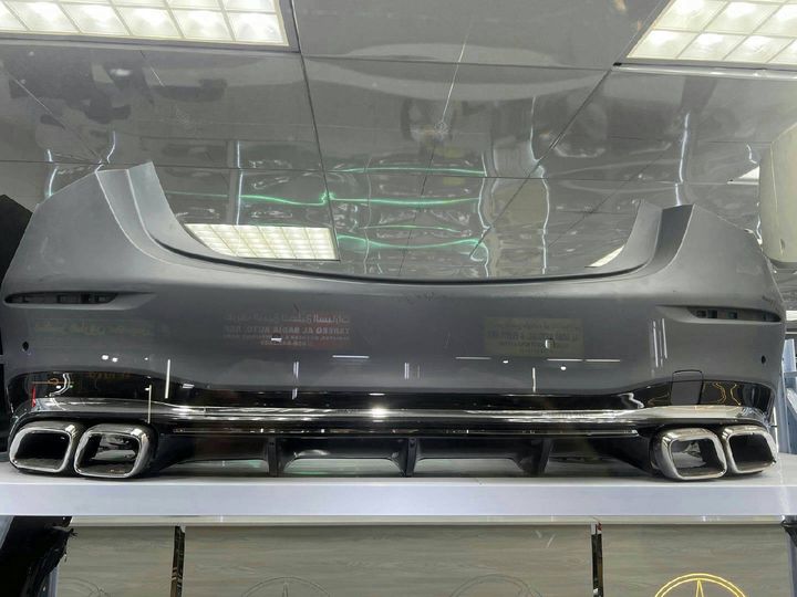 Mercedes-Benz S-Class 223 AMG Rear Bumper with Diffuser