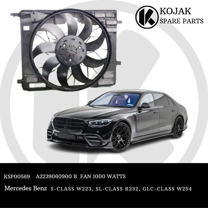 Cooling Fan Mercedes-Benz S-Class W223 1000W