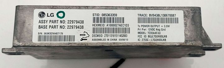 Communication Sync Control Module - 2014 Chevrolet Impala LTZ (2LZ)