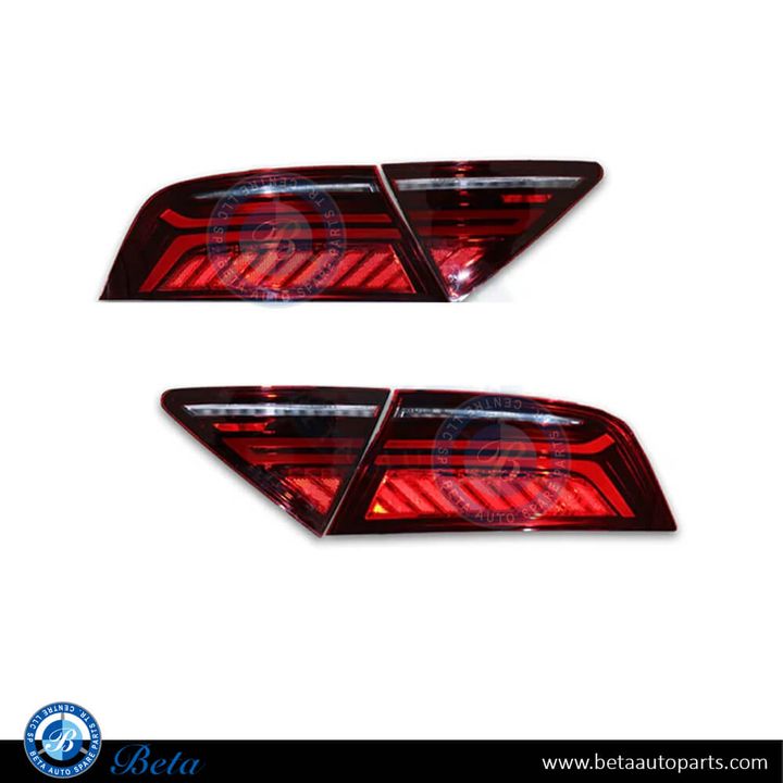 Audi A7 (2011-2018), Tail Lamp Upgrade to 2015 LED Look, China, 4G8945095 / 4G8945096