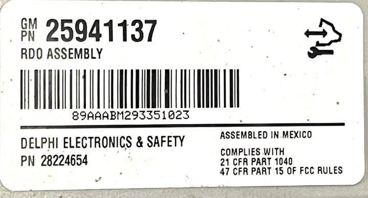 Audio equipment radio - 2012 Chevrolet SILVERADO