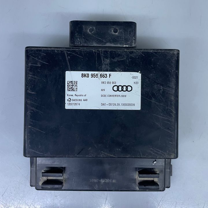 Voltage Converter Control Module - 2014 Audi A7