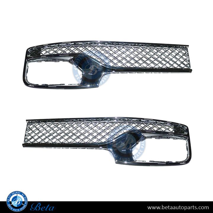 Bentley Flying Spur (2020-2024), Front Bumper Lower Grilles (Chrome), China, 3SE807647 / 3SE807648