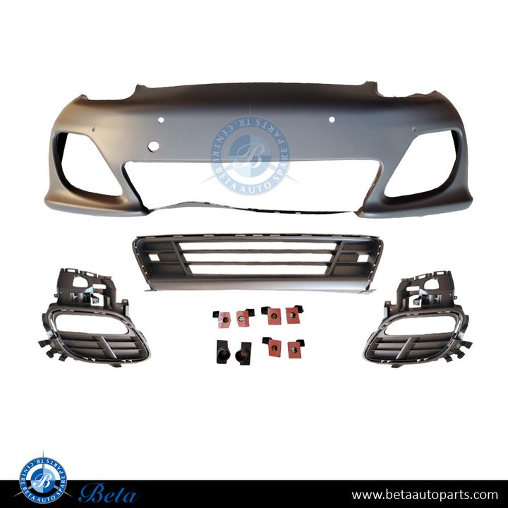 Porsche Panamera (2010-2013), Front Bumper with PDC with Washer 4S Sport GTS Look, Taiwan