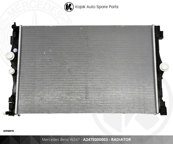 Radiator Mercedes Benz W247