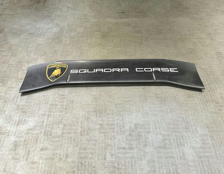 Lamborghini Huracan Squadra Corse Carbon Fiber Rear Spoiler