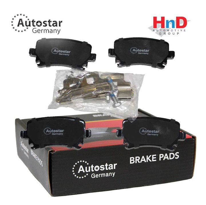 Autostar Germany BRAKE PAD SET For AUDI A3 A4A6 TT Q3, Golf V VI VII Passat B6 1K0698451D