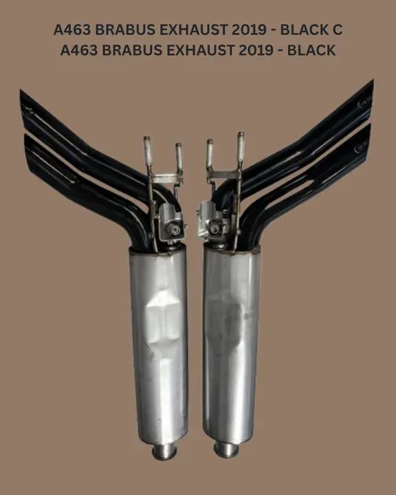 a463 brabus exhaust 2019   black c