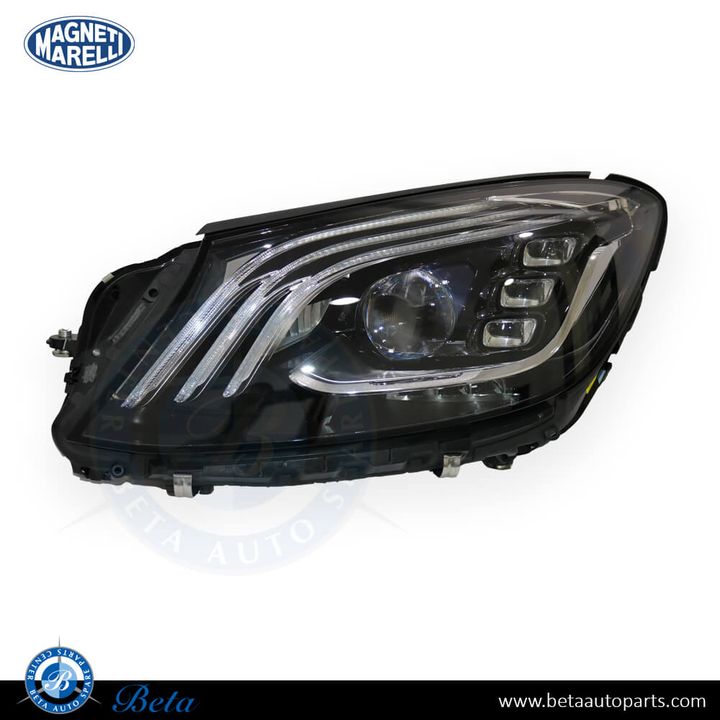 Mercedes S-Class W222 (2018-2020), Headlamp LED with Night Vision (Left), Magneti Marelli, 2229068103