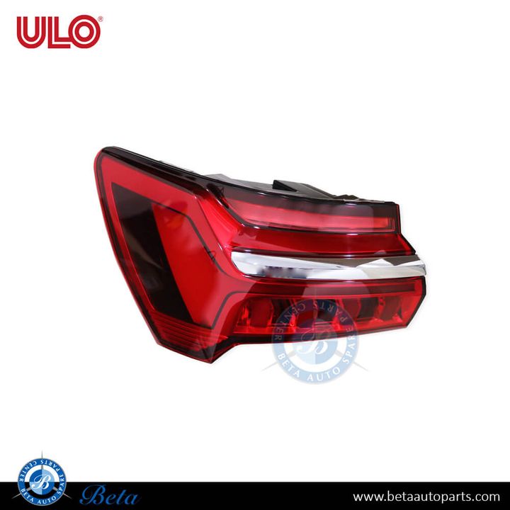Audi A6 (2019-2024), Tail Lamp LED with Dynamic Indicator - Silver (Left), ULO, 4K5945091 / 4K5945223A
